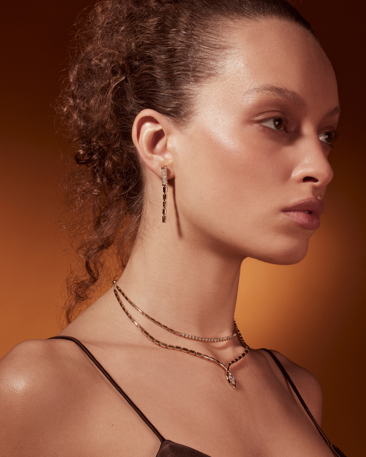 URAEUS FLOW NECKLACE - YELLOW GOLD