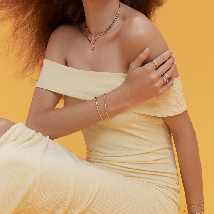 ITERU RHYTHM BRACELET - ROSE GOLD