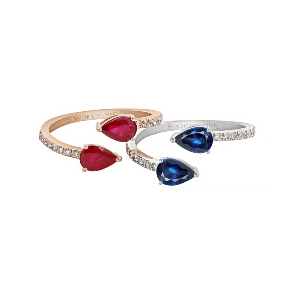 VATINA RING WHITE GOLD - Noora Shawqi - Diamond Jewellery - Ceylon