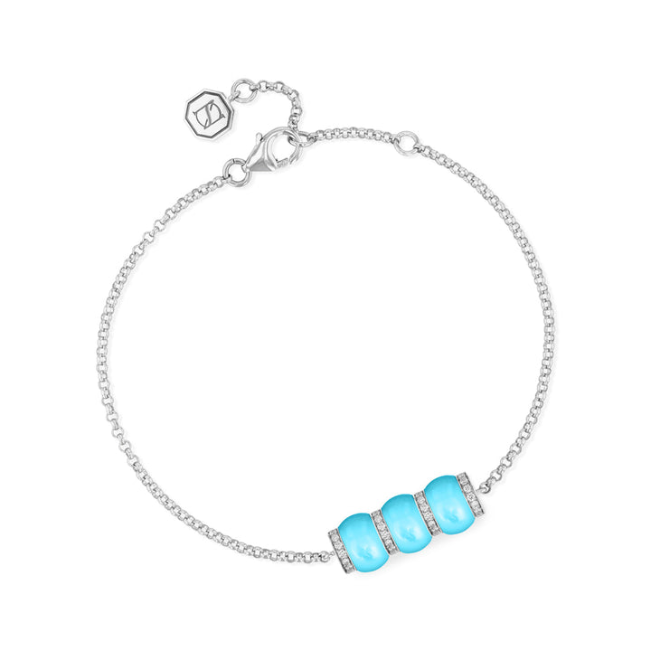 CERITH BRACELET - TURQUOISE - Noora Shawqi - Diamond Jewellery - The Maldives