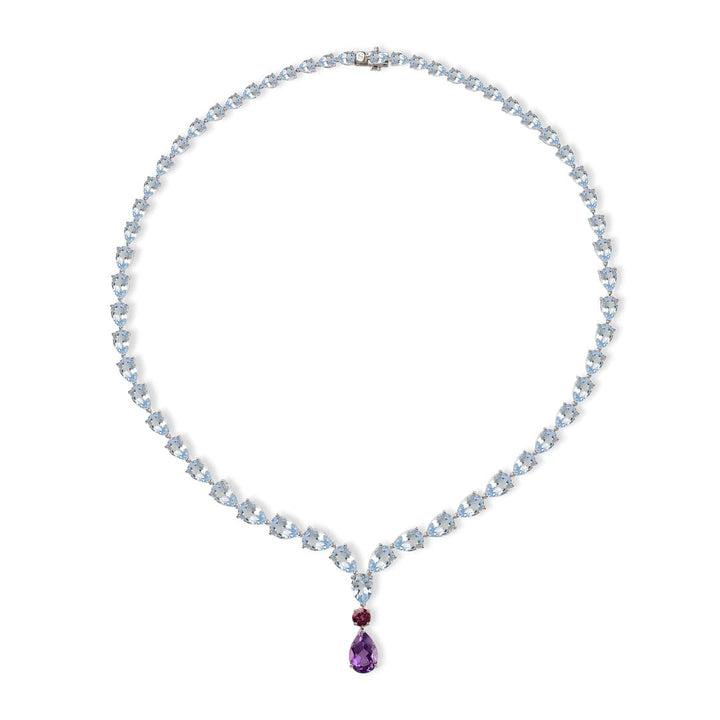 CEYLON RAINDROPS NECKLACE - Noora Shawqi - Diamond Jewellery - Ceylon