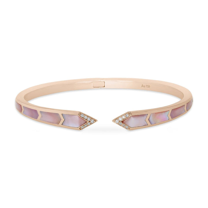 JUNONIA BRACELET - PINK MOTHER OF PEARL - Noora Shawqi - Diamond Jewellery - The Maldives