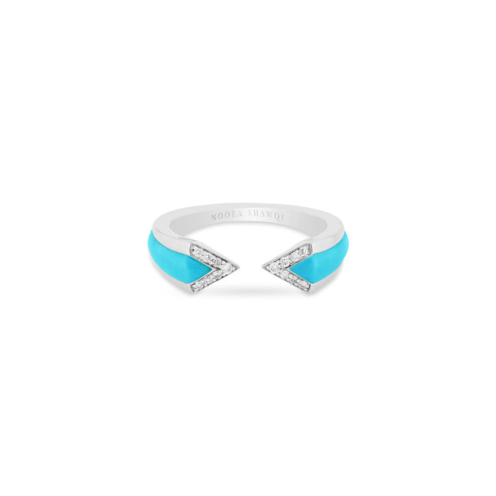 JUNONIA RING - TURQUOISE - Noora Shawqi - Diamond Jewellery - The Maldives