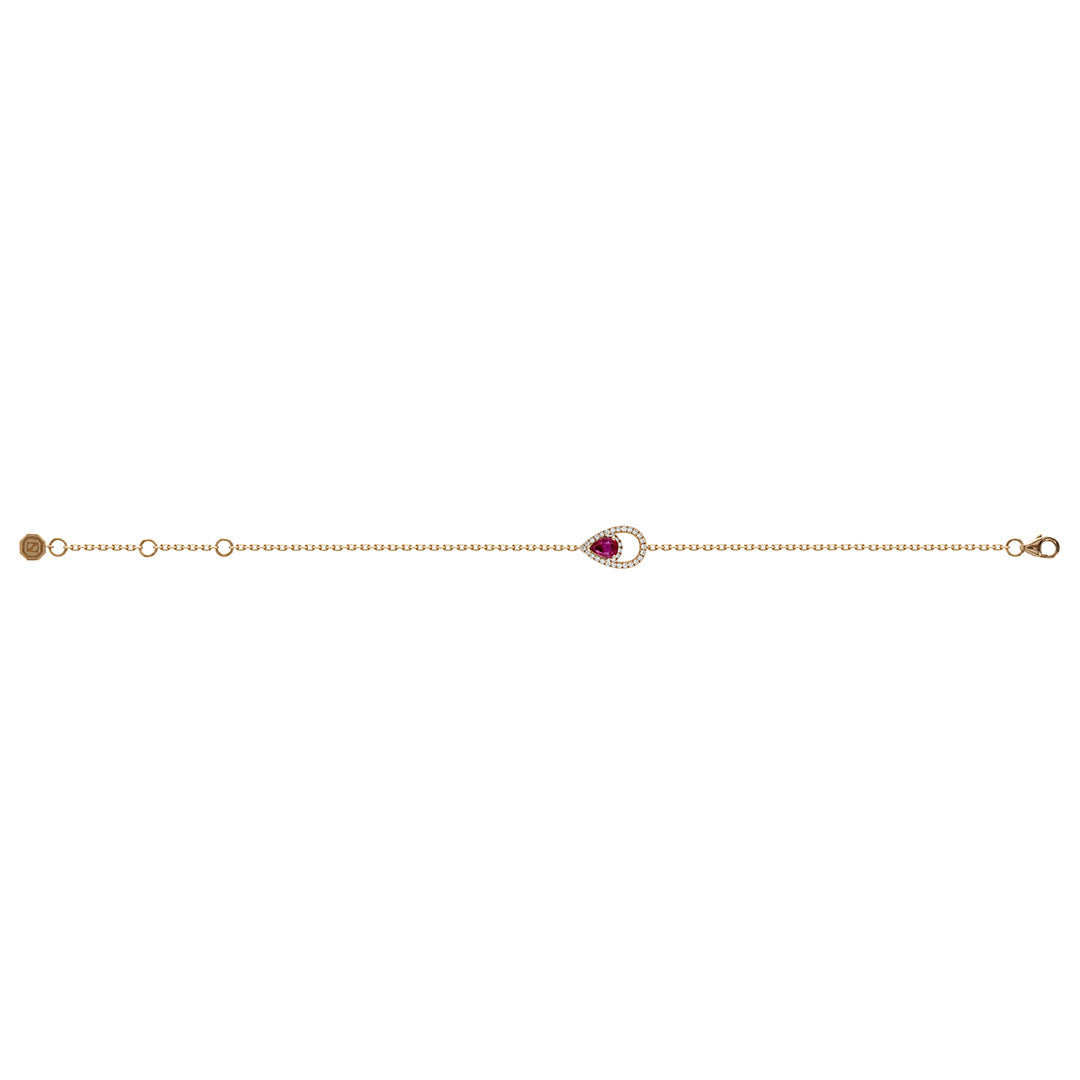 LANKA BRACELET-RUBY - Noora Shawqi - Diamond Jewellery - Ceylon