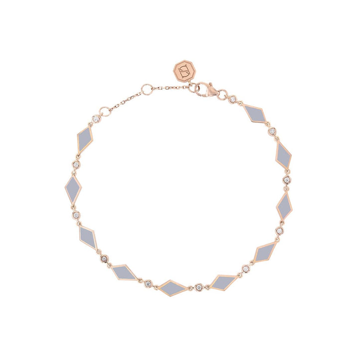 MOSAIC BRACELET ROSE GOLD - Noora Shawqi - Diamond Jewellery - Morocco