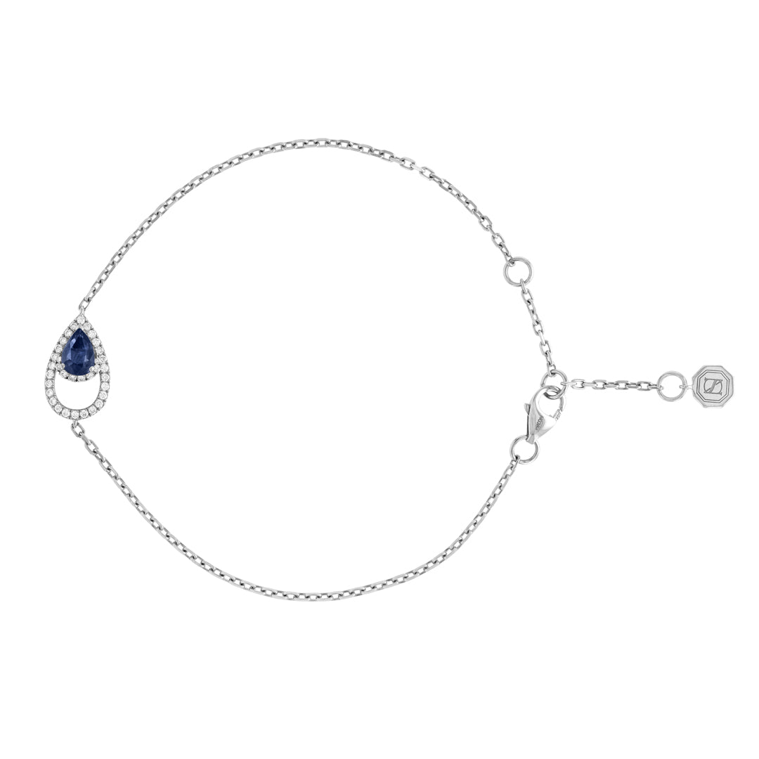 LANKA BRACELET -SAPPHIRE - Noora Shawqi - Diamond Jewellery - Ceylon