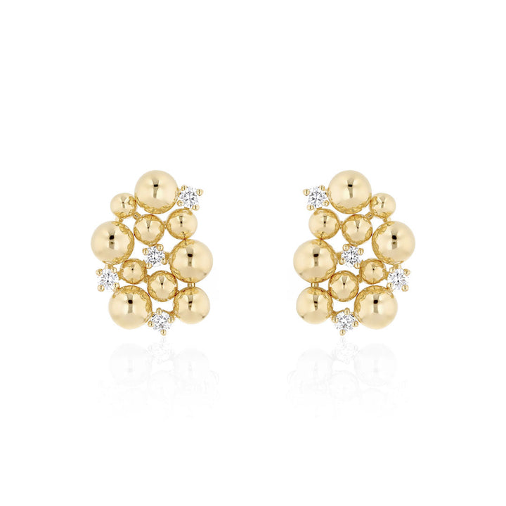 SHIBUYA STUDS - YELLOW - Noora Shawqi - Diamond Jewellery - Japan