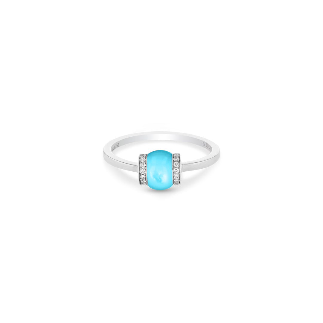 SINGLE CERITH RING - TURQUOISE - Noora Shawqi - Diamond Jewellery - The Maldives